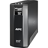 APC by Schneider Electric Back UPS PRO USV 900VA Leistung - BR900G-GR - inkl. 150.000 Euro Geräteschutzversicherung (5-Schuko Ausgänge, Stromsparfunktion, Multifunktionsdisplay)