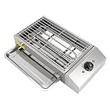 Tischgrill Elektrisch Grillzange 2600W Für Drinnen & Draußen, Gril Elektro,Grill Elektrischer Plattengrill,für Balkon Tisch Indoor Grills Indoorgrill