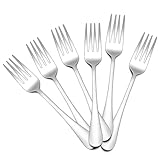 HaWare Gabeln, 6 Stück Edelstahl Gabeln Essgabeln Set, 20,5cm Menügabeln Tafelgabeln für Zuhause/Restaurant/Hotel, Hochglanzpoliert & Glatte Kanten, Spülmaschinenfest - Klassisches Design