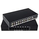 8 Ports RCA AV Switch Box 8 Eingang 1 Ausgang 8-Wege AV Video Audio Switcher 8 in 1 Out AV Composite Switcher RCA Splitter für HDTV LCD DVD Spielkonsolen