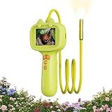 Tragbares Inspektionsgerät – 17 cm grünes ABS, elektronische Makrolupe, Typ C wiederaufladbar, Hinterhof-Abenteuer, Biologie, Lernkurs, Camping, Aktivität, Spaß, Beobachtungswerkzeug, Taschenformat