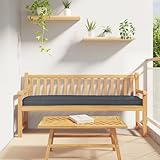 Homgoday Pallet-Kissen für B?nke 2er Set Anthrazit 180x40x8 cm Tablettmatte schmücken Model42001718