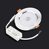 Domary 9 W Rundes 18-LED-Infrarotsensor-Downlight mit Hoher Helligkeit, Induktionslicht für Gehwege in Wohnkorridoren (18 Lampenperlen)