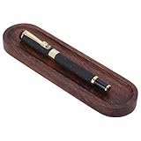 UNICRAFTALE Stifteablage Aus Walnussholz Für Den Schreibtisch Schreibtisch Organizer Minimalistischer Stiftehalter Für Schreibgeräte Ablage Für Arbeit Schüler Lehrer Geschenk 19x5cm