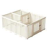 Tragbarer Hunde-Laufstall, faltbares Design, sicheres Gehege für drinnen und draußen Haustiereindämmung