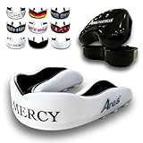 Ares Fightwear® Premium Mundschutz Boxen inkl. Aufbewahrungsbox für Kampfsport, MMA & Athleten I Maximaler Zahnschutz dank idealer Passform in TOP Qualität I Profi Mouthguard für Herren & Damen