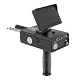 Metalldetektor, Golddetektor mit LED Anzeige Metalldetektor mit Großer Reichweite Schatzsucher Metalldetektor für Gold Silber Kupfer und Diamanten Schwarz