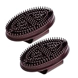 COLLBATH 2 Stück Meridian Massage Brush Ergonomisch Handlich Tiefengewebig Entspannend für Rücken Fuß Nacken Schulter Bein Waden Vollkörper massagetool zur Muskelentspannung und Hautpflege