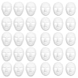 FURREN 30Er-Pack Pappmaché-Masken in 2 GrößEn für KüNstlerische Bastelprojekte Von Wanddekorationen Hin zu Theater- und Halloween-KostüMen