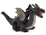 Uni-Toys - Drache grau - 34 cm (Länge) - Plüschtier, Kuscheltier