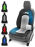 Walser Car Comfort Auto-Sitzauflage S-Race, Auszeichnung Sehr Gut* Autositzauflage, Sitzkissen-PKW, Universal Sitzschoner, Vordersitze, Sitzunterlage, anthrazit/schwarz