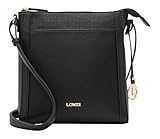 L.Credi Damen Marlies Tasche, Schwarz