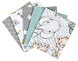 TupTam Baby Mullwindeln Spucktücher 70x80 5er / 10er Pack, Farbe: Unisex 6, Anzahl der Teile:: 10er Pack