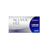 ACUVUE Vita Monatskontaktlinsen mit komfortablem Tragegefühl – Den ganzen Monat lang – -12 dpt & BC 8.4 – Mit UV Schutz & durchgängig hohem Feuchtigkeitsgehalt – 6 Linsen