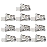 OUNONA 10 Stück Federclips für LED Einbauleuchten Universelle Halteklammern für Paneelleuchten Stabile Federklemmen zur Schnellen Montage von Decken Downlights