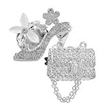FELTECHELECTR 2 Stück Bling Auto Entlüftungsclip Aromatherapie Diffusor Clip Für Das Auto Zubehör Für Autoentlüftung Dekorative Auto Charms Für Duftspender