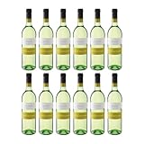 Südpfälzer Weinvertrieb Julius Metzinger Riesling QbA halbtrocken Weisswein weiss Deutschland inkl. FeinWert E-Book (12 x 0.75 l)