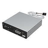 Interne Kartenlesegeräte - USB Kartenleser Super Schnell 7-in-1, Internen Flash-Speicherkartenleser/Schreiber, unterstützt SD/Micro SD, M2, MMC, MS, SDHC Mini SDHC Micro SDHC, XD, CF, MD (CRW-UINB)