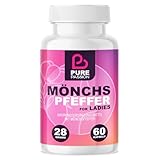 Pure Passion® Mönchspfeffer für Ladies – Nahrungsergänzungsmittel für Frauen - Mönchspfeffer hochdosiert, mit 10 mg Agnus Castus 5:1 - ideal für den täglichen Bedarf - 60 Kapseln, Made in Germany