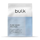 Bulk Pure Whey Protein Pulver | Vanille | 22g Protein & 5g BCAAs pro Portion | Whey Konzentrat Shake | Wenig Zucker | Unterstützt Muskelaufbau & Regeneration | Leicht mischbar | Vegetarisch | 1kg