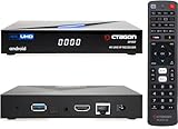 [Test SEHR GUT *] Octagon Spirit 4K UHD Android TV Box, Dual Band WiFi WLAN, Bluetooth Fernbedienung, Sprachsteuerung, HDR10+, HLG, 2GB RAM & 16GB Flash, TV IP Receiver, Bluetooth 5.1, Me-TV