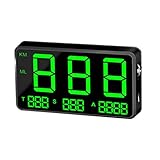 GPS Tachometer Geschwindigkeitsmesser Auto, C80 Digitales GPS-Tachometer-Display C80P Mit MPH / KMH-Geschwindigkeitsalarm Ermüdungs-Fahralarm 4,5-Zoll-LED-Bildschirm Für Alle Autos Fahrrad Motorrad