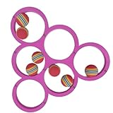 PANGBOER Haltbarkeit Schwimmender Auftrieb Sichere Scheibe Wassersport Weiches Werfendes Pool Strandspielzeug Für Kinder Pool Strandspiel Helle Wurfringe Für Den Außenbereich