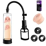 BDSMJOY Penispumpe für Männer,Penis Pumpe mit Muschi, Penispumpen,Penis Pump,Penis Vakuumpumpe,akuumpumpe für den Mann,Penis Extender für Penisvergrößerung & Penis verlängerung
