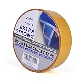 TAPEBEAR Extra Starkes Teppichklebeband Doppelseitig, Teppichklebeband RüCkstandsfrei, Doppelseitiges Klebeband Ablösbar, Teppichverlegeband FüR Teppich, Bodenbelag, 2inch X 40yard