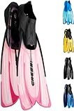Cressi Agua Fins Flossen - Tauchflossen zum Schwimmen, Apnoe, Tauchen & Schnorcheln - Schwimmflossen - Schnorchelflossen - Rosa - 37/38