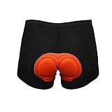 QIUSHIBO Radlerhose Herren Radlerhose mit Schwammpolster, Downhill-Shorts for Herren und Damen, atmungsaktiv, schnelltrocknend, Unterwäsche, Fahrradbekleidung, Bikershorts Fahrradhose(XXXL)