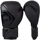 Venum Contender 2.0 Boxhandschuhe, Unisex, Erwachsene, Schwarz/Schwarz, 340 g