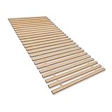 Betten-ABC Madera Rollrost XXL mit 23 extra stabilen Leisten aus massiven Buchenholz, belastbar bis ca. 280 kg Größe 160 x 200 cm