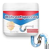 Toilettenreiniger Extrem Stark, 2025 Neu 260g Rohrreiniger Abflussreiniger WC Reiniger, Toilet Cleaner Kloreiniger Extra Stark Reinigungsmittel für Küche und Bad (1, 260g)
