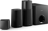 Philips CSS5235Y Surround On Demand Kinolautsprecher (abnehmbare Rücklautsprecher, kabelloser Subwoofer, HDMI ARC, Bluetooth, NFC, 200 Watt) schwarz