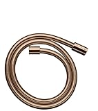 hansgrohe Axor Metalleffekt Brausenschlauch 1,60m DN15 28286, Farbe: Polished Red Gold