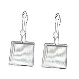 Mipcase 2 Stück Katzenstreu Tiefenreinigungsschaufel Metall Poop Scoop Sand Liefert Rostfreies Scooper Katzenhohlwerkzeug Mit Haustierstahl