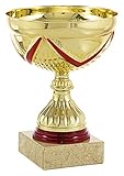 Art-Trophies TP117 Sport-Trophäe, goldfarben/rot, 9 cm