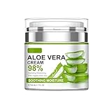Nährende und feuchtigkeitsspendende Formel für das Gesicht, beruhigend für empfindliche Haut, perfekt für trockene, gereizte Haut, Inhaltsstoffe: 50 ml GuY803 (Green, 7.5x6.2x6.2cm)