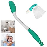 BUENTYA Toilettenhilfen zum Abwischen Des Gesäßes Lange Reichweite WC Hilfsmittel Easywipe Abwischhilfe Toilette Po Toilettenhilfsmittel Werkzeuge 38,1cm Tissue Grip für Senioren Toilettenhygiene