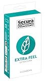 Secura Extra Feel 12er Kondome - 12 hauchzarte Präservative zur Verhütung ohne Hormone für Männer, transparent