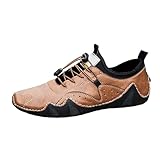 Trekking- & Wanderschuhe Für Herren Atmungsaktive Mode Freizeitschuhe Männer Freizeitschuhe aus Leder Leichte Wanderschuhe rutschfest Bergschuhe Leichtgewichtige Laufschuhe modische Sneaker