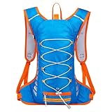 Shamdrea Ski-Rucksack for Outdoor-Enthusiasten – wasserdicht, leicht, mit großem Fassungsvermögen und ergonomischem Komfort(Blue)