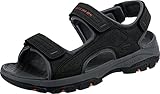 Skechers Herren Tresmen-Garo Open Toe Water Sandal, Black Synthetic, 44 EU