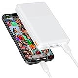 Inateck 500GB Externe iPhone-Festplatte für iPhone/iPad mit 5000 mAh Powerbank, 2-in-1 HDD iPhone Lightning USB-Fotostick für iOS Type-C Handys Mac und PCs, FE2030