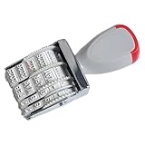 Multifunktions Stempel Gummistempel Liniendatum Englischer Datumsstempel Bürostempel Scrapbooking Stempel