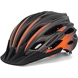 HAOQI Fahrradhelm für Erwachsene, Fahrradhelm mit herausnehmbarem Innenfutter, verstellbar, Rennradhelm, Rollerhelm, Mountainbike-MTB-Helm für Herren und Damen
