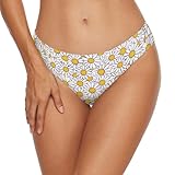 Amooorous Bikinishose, freche Cartoon-Donuts, elegant, volle Abdeckung, Takini, Bademode, Hose zum Surfen, Niedliche, bunte Cartoon-Donuts, M
