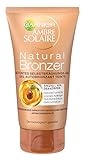 Garnier Getöntes Selbstbräunungs-Gel, für eine natürliche Bräune, präzises Auftragen, Natural Bronzer, Ambre Solaire, 150 ml