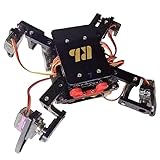 Fmoutyy STEM-Programmierung, Intelligenter Roboter-Bausatz, Ersatzteile, DIY-Elektronik-Bausatz, Spider-Roboter, APP, Fernbedienung, Roboter, Komplettset